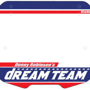 dREAM TEAM Number Plate